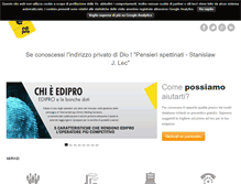 Tablet Screenshot of edipro.it